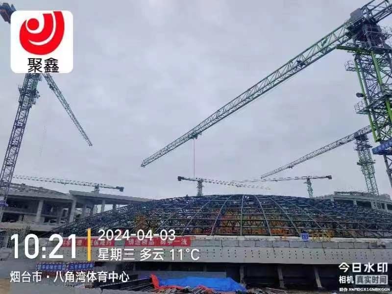 Невысокая цена 161300 квадратных метров Здание спортивного зала спортивных мероприятий Префабрикованная стальная конструкция для продажи