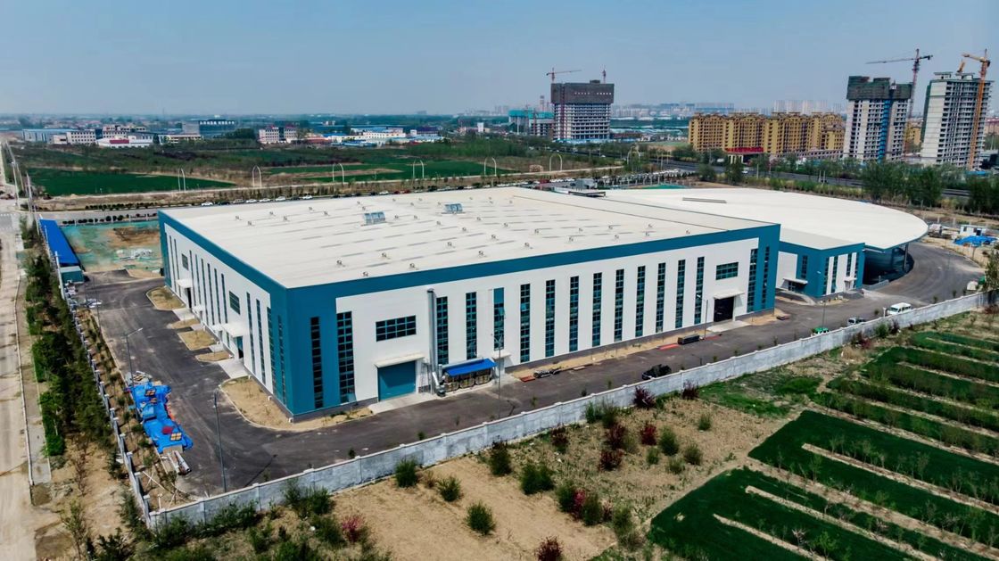 OEM фармацевтическая логистика Металлические сборные здания H секция Портальная рама Строительство стальной конструкции
